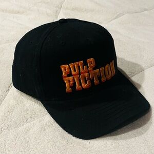 Vintage 1994 Pulp Fiction Miramax Tarantino Black SnapBack Hat